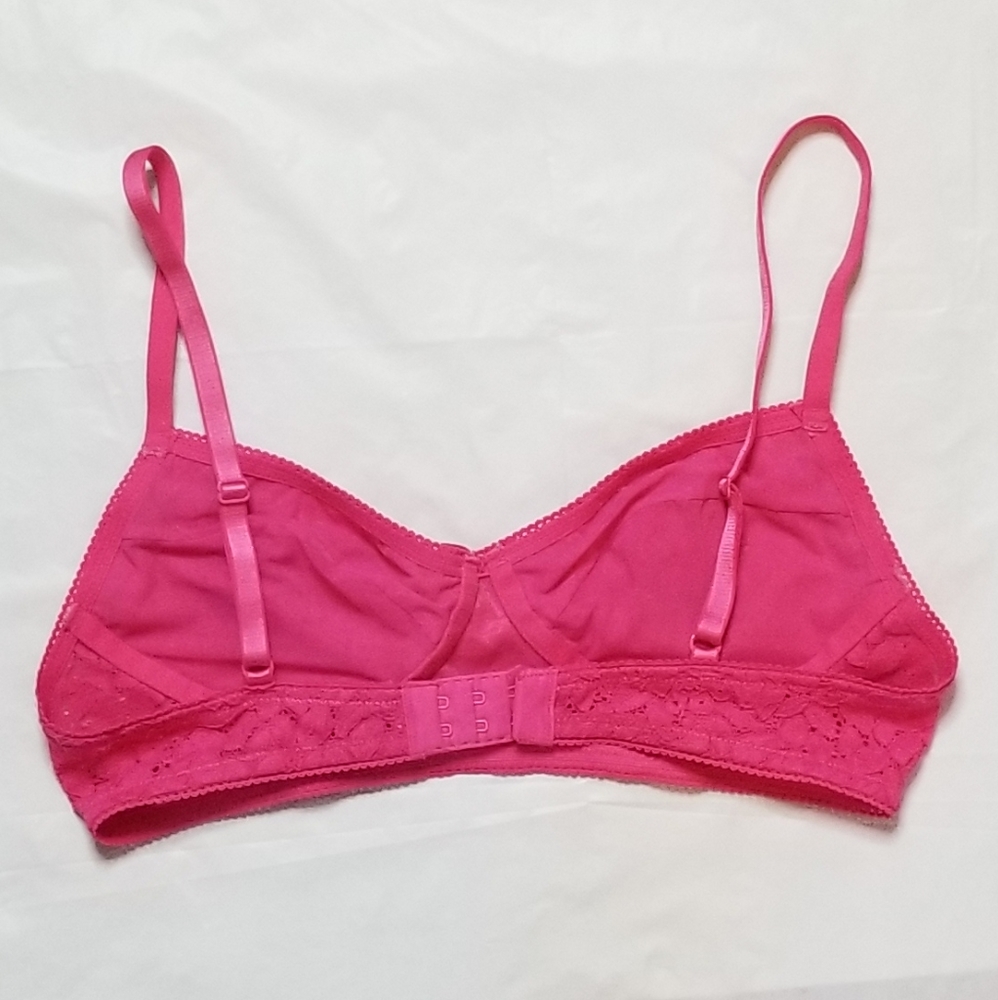 Aerie Pink Lace Bralette - Picture 2 of 6
